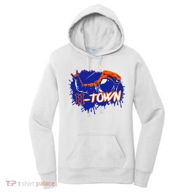 Houston Texas Astronaut H Town Hand Sign Houston Baseball Women's Hoodie