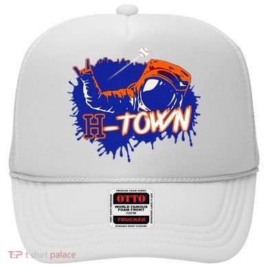 Houston Texas Astronaut H Town Hand Sign Houston Baseball Hat