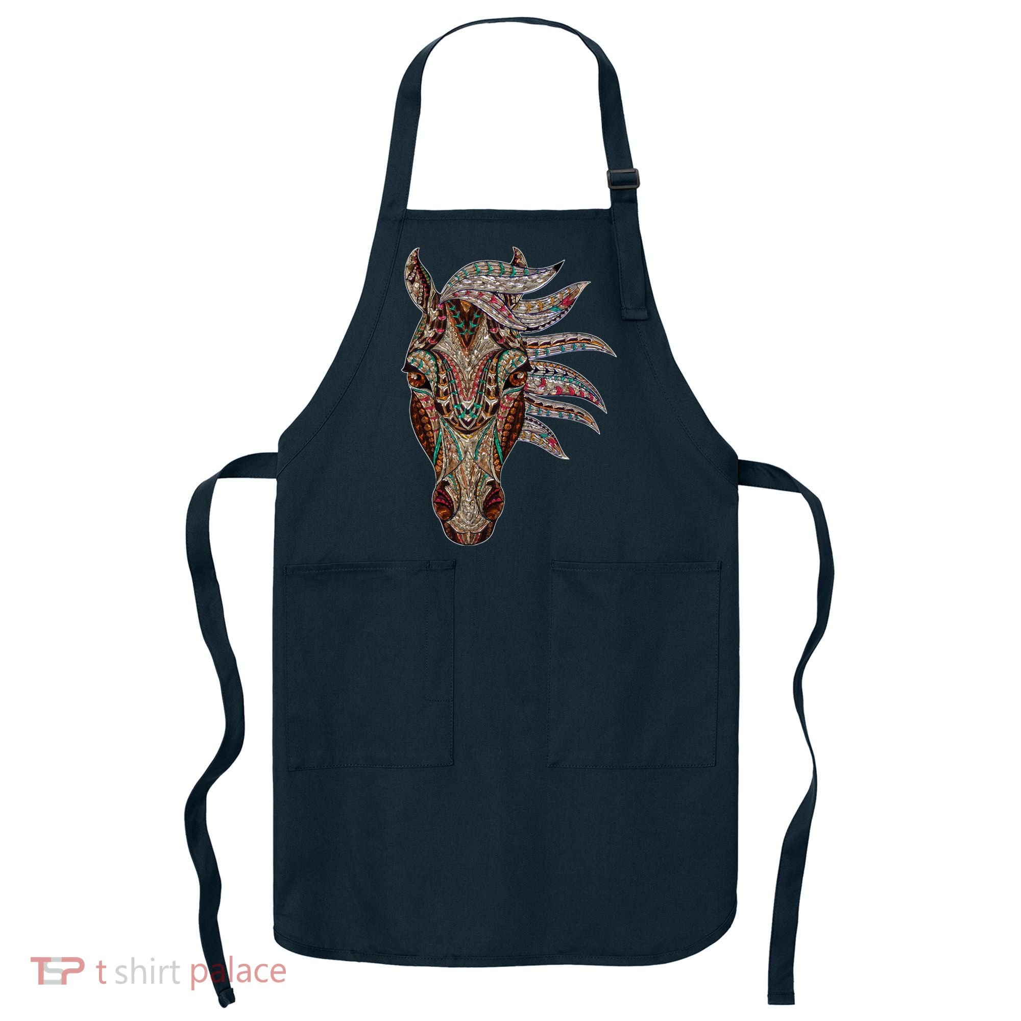 Horse Tribal Abstract Art Native American Geometric Horse Apron