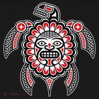 Haida Turtle American Indian Native America Indigenous Long Sleeve Shirt thumb 2