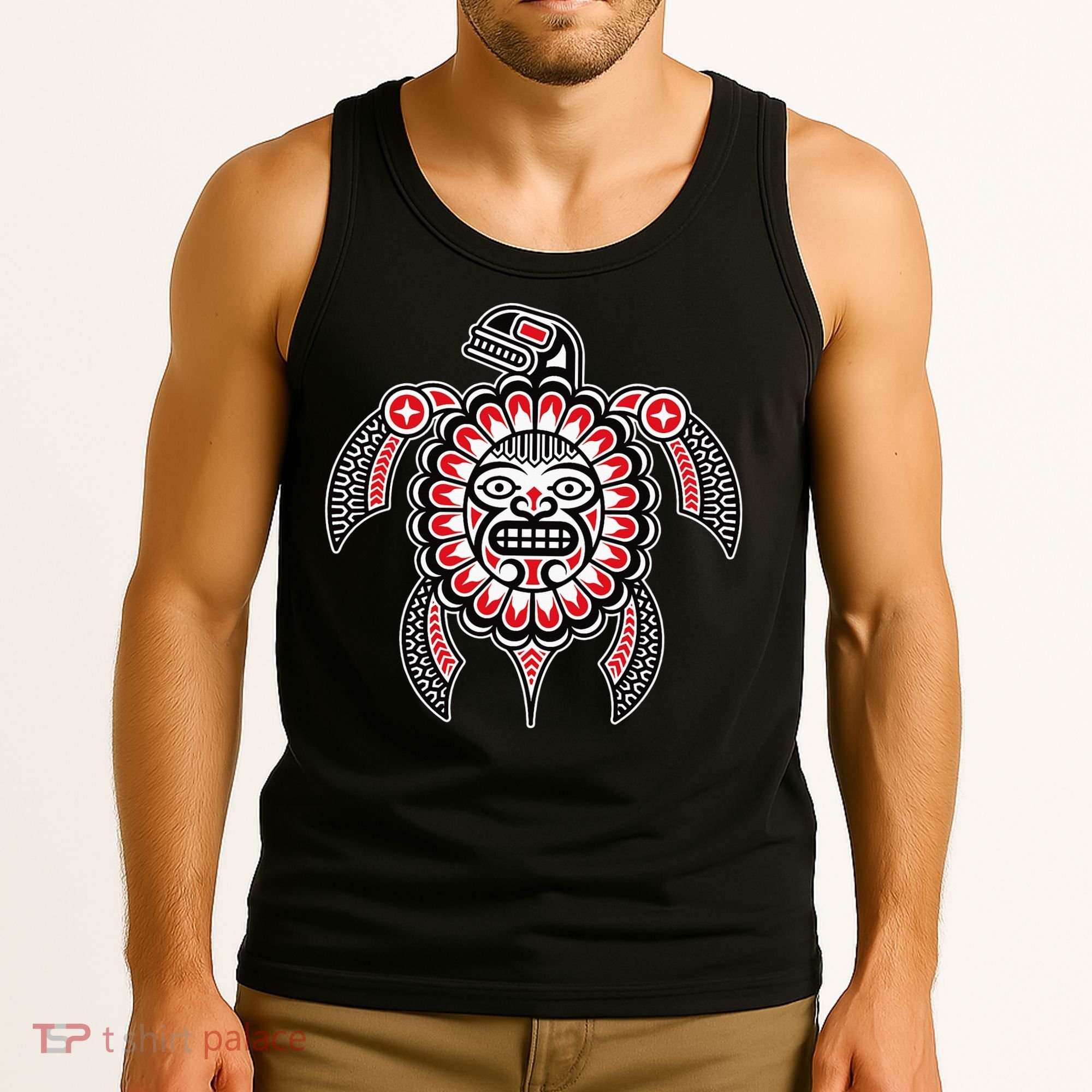 Haida Turtle American Indian Native America Indigenous Tank Top