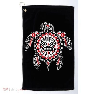 Haida Turtle American Indian Native America Indigenous Golf Towel