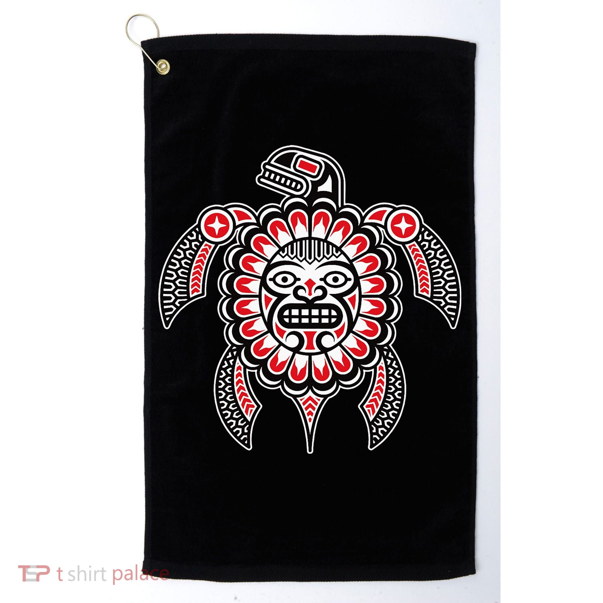 Haida Turtle American Indian Native America Indigenous Golf Towel