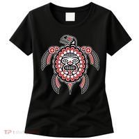 Haida Turtle American Indian Native America Indigenous Women's T-Shirt thumb 0