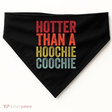 Hotter Than A Hoochie Coochie Funny Cute Country Music USA-Made Doggie Bandana