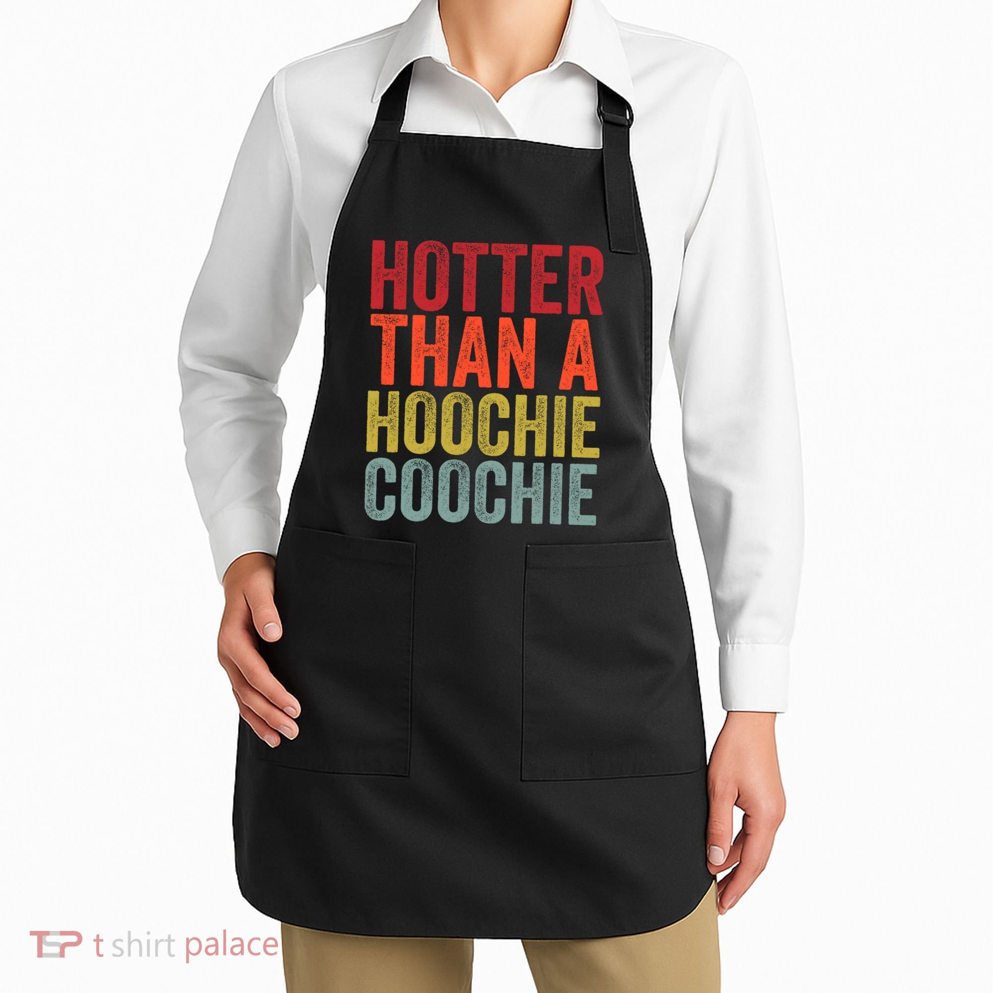 Hotter Than A Hoochie Coochie Funny Cute Country Music Apron