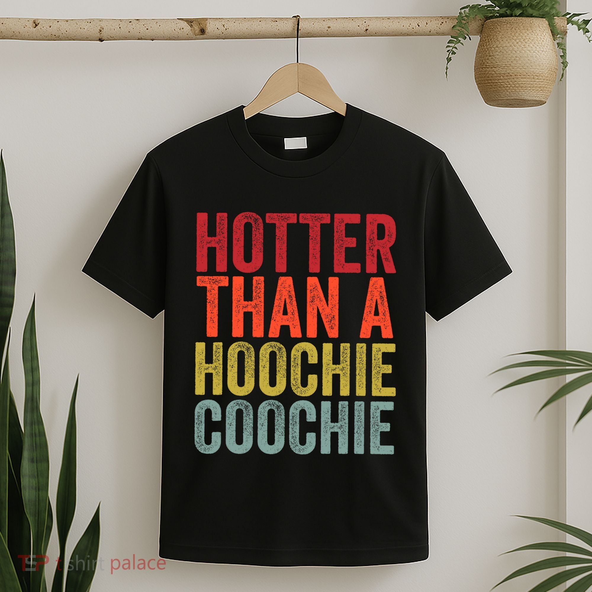 Hotter Than A Hoochie Coochie Funny Cute Country Music T-Shirt