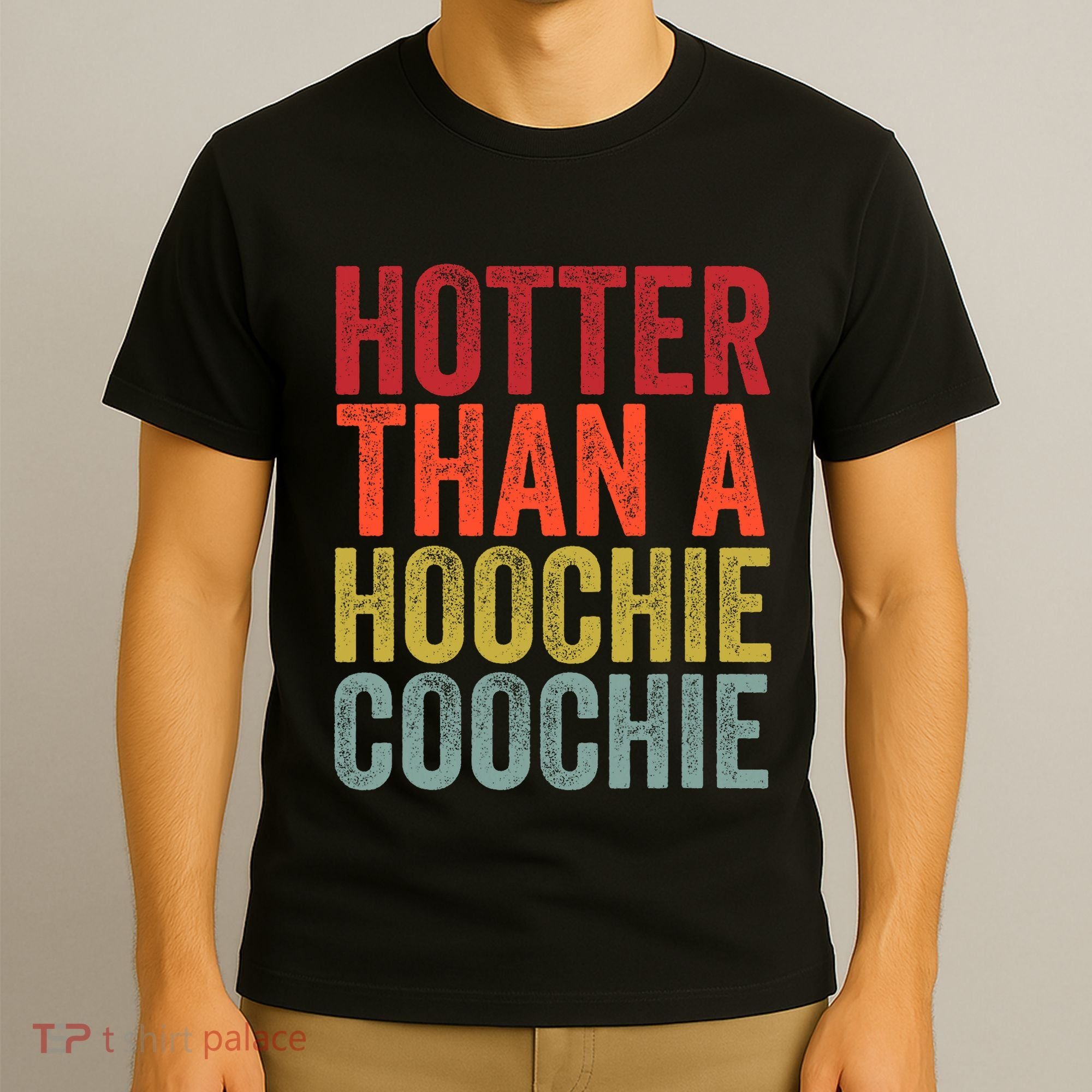 Hotter Than A Hoochie Coochie Funny Cute Country Music T-Shirt