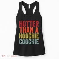 Hotter Than A Hoochie Coochie Funny Cute Country Music Women's Tank Top thumb 0