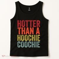 Hotter Than A Hoochie Coochie Funny Cute Country Music Tank Top thumb 2