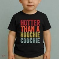 Hotter Than A Hoochie Coochie Funny Cute Country Music Toddler T-Shirt thumb 2