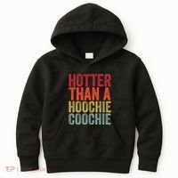 Hotter Than A Hoochie Coochie Funny Cute Country Music Kids Hoodie thumb 0