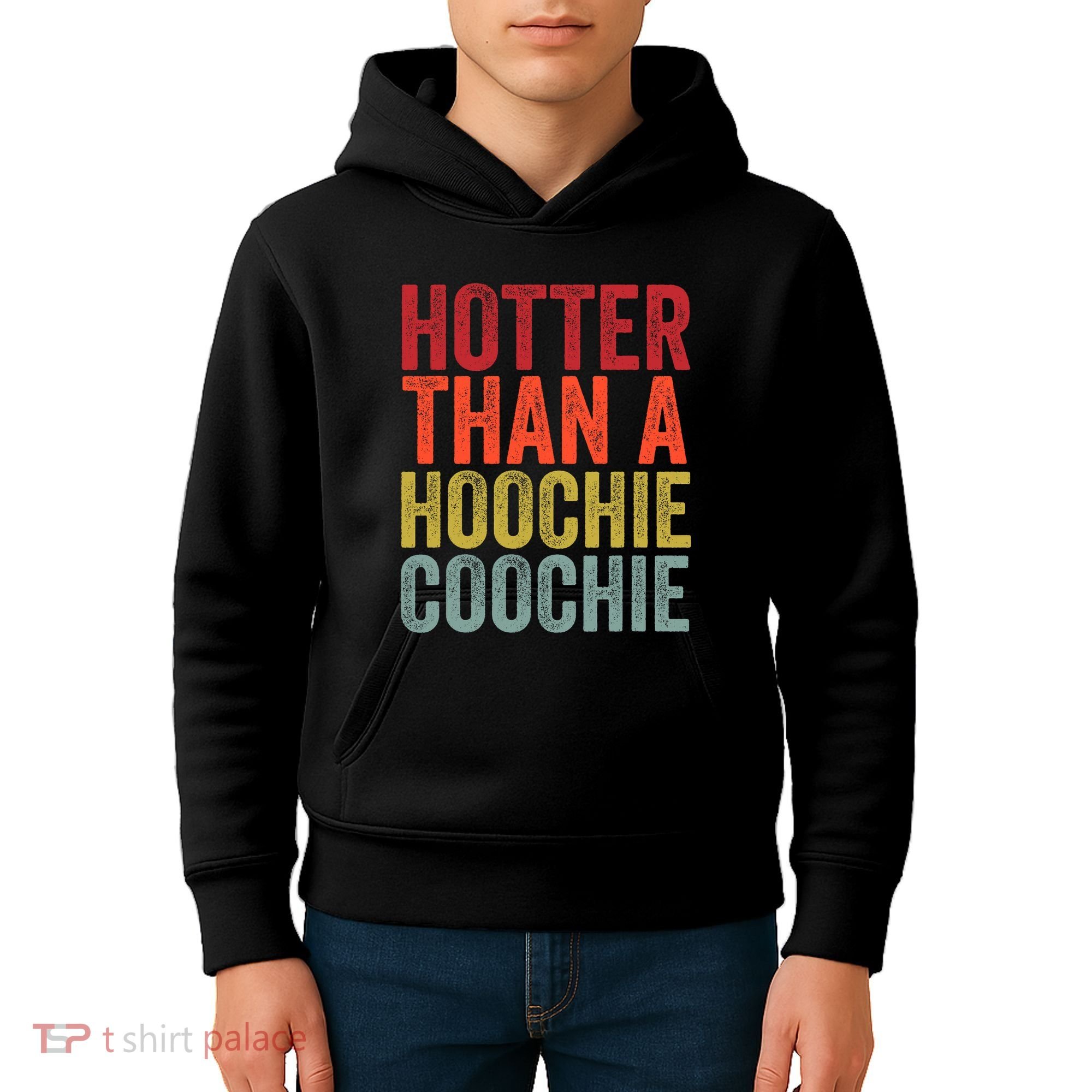 Hotter Than A Hoochie Coochie Funny Cute Country Music Kids Hoodie