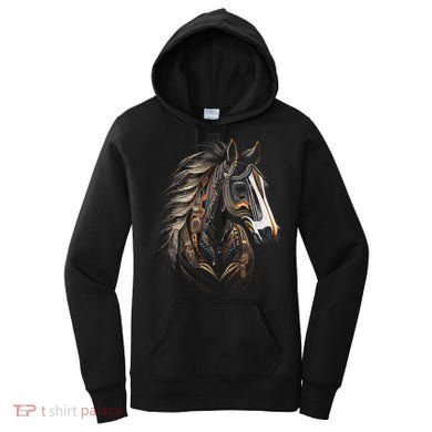 Horse Tribal Abstract Art Native American Graphic Women's Hoodie