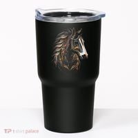 Horse Tribal Abstract Art Native American Graphic Tumbler thumb 0
