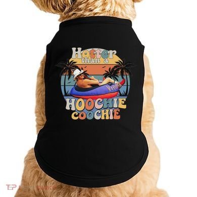 Hotter Than A Hoochie Coochie Funny Retro Country Music Doggie Tank