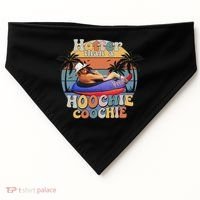 Hotter Than A Hoochie Coochie Funny Retro Country Music USA-Made Doggie Bandana thumb 0