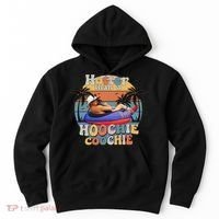 Hotter Than A Hoochie Coochie Funny Retro Country Music Hoodie thumb 0