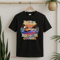 Hotter Than A Hoochie Coochie Funny Retro Country Music T-Shirt thumb 2