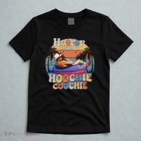 Hotter Than A Hoochie Coochie Funny Retro Country Music T-Shirt thumb 5