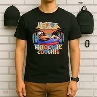 Hotter Than A Hoochie Coochie Funny Retro Country Music T-Shirt thumb 6