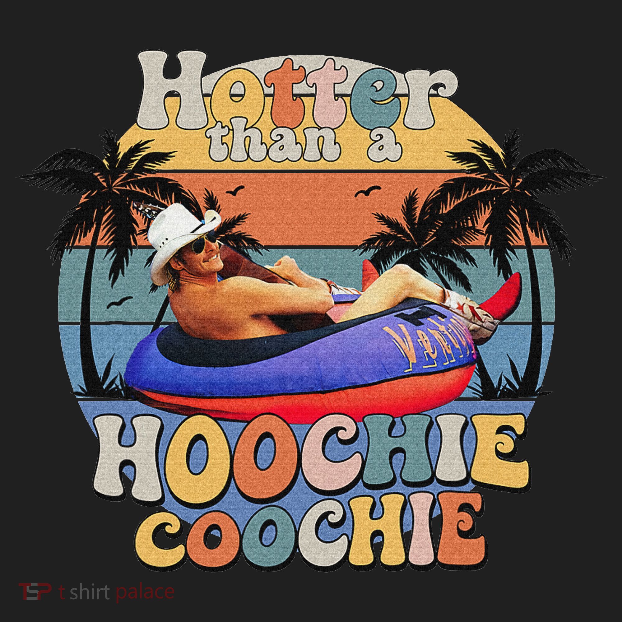 Hotter Than A Hoochie Coochie Funny Retro Country Music Beanie