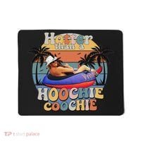 Hotter Than A Hoochie Coochie Funny Retro Country Music Mousepad thumb 0