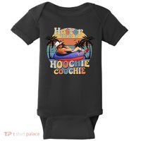 Hotter Than A Hoochie Coochie Funny Retro Country Music Baby Bodysuit thumb 0
