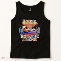 Hotter Than A Hoochie Coochie Funny Retro Country Music Tank Top thumb 2