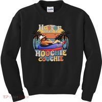 Hotter Than A Hoochie Coochie Funny Retro Country Music Kids Sweatshirt thumb 0