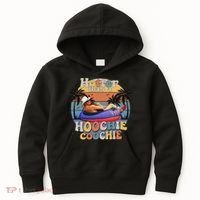 Hotter Than A Hoochie Coochie Funny Retro Country Music Kids Hoodie thumb 0