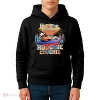 Hotter Than A Hoochie Coochie Funny Retro Country Music Kids Hoodie thumb 4
