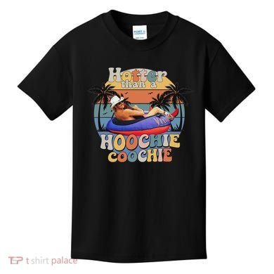 Hotter Than A Hoochie Coochie Funny Retro Country Music Kids T-Shirt