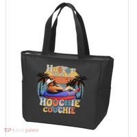 Hotter Than A Hoochie Coochie Funny Retro Country Music Tote Bag thumb 3