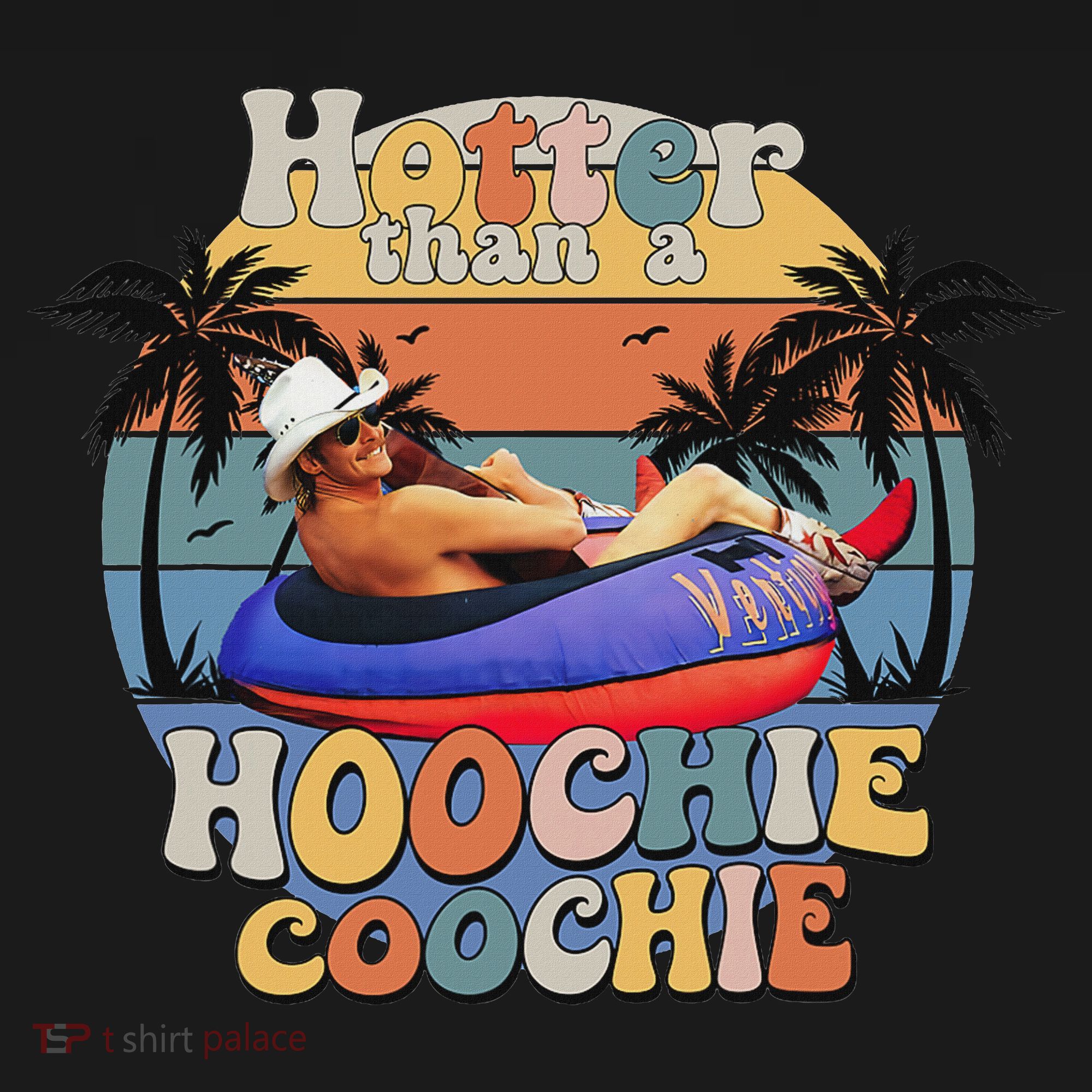 Hotter Than A Hoochie Coochie Funny Retro Country Music Tote Bag