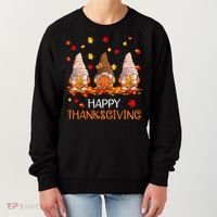 Happy Thanksgiving Autumn Fall Gnomes Women's Sweatshirt thumb 0