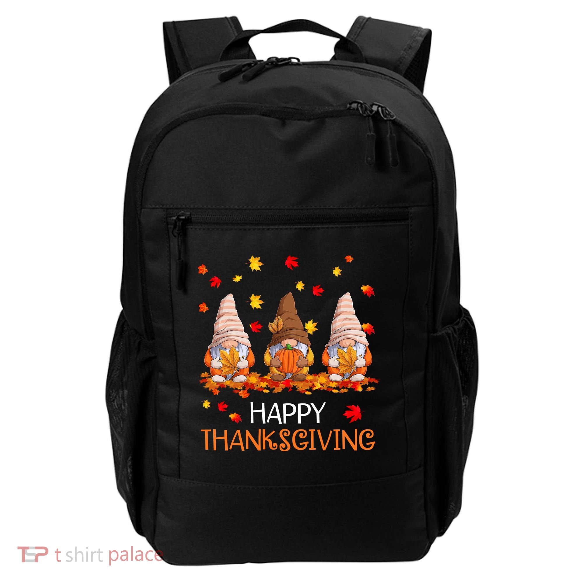 Happy Thanksgiving Autumn Fall Gnomes Backpack