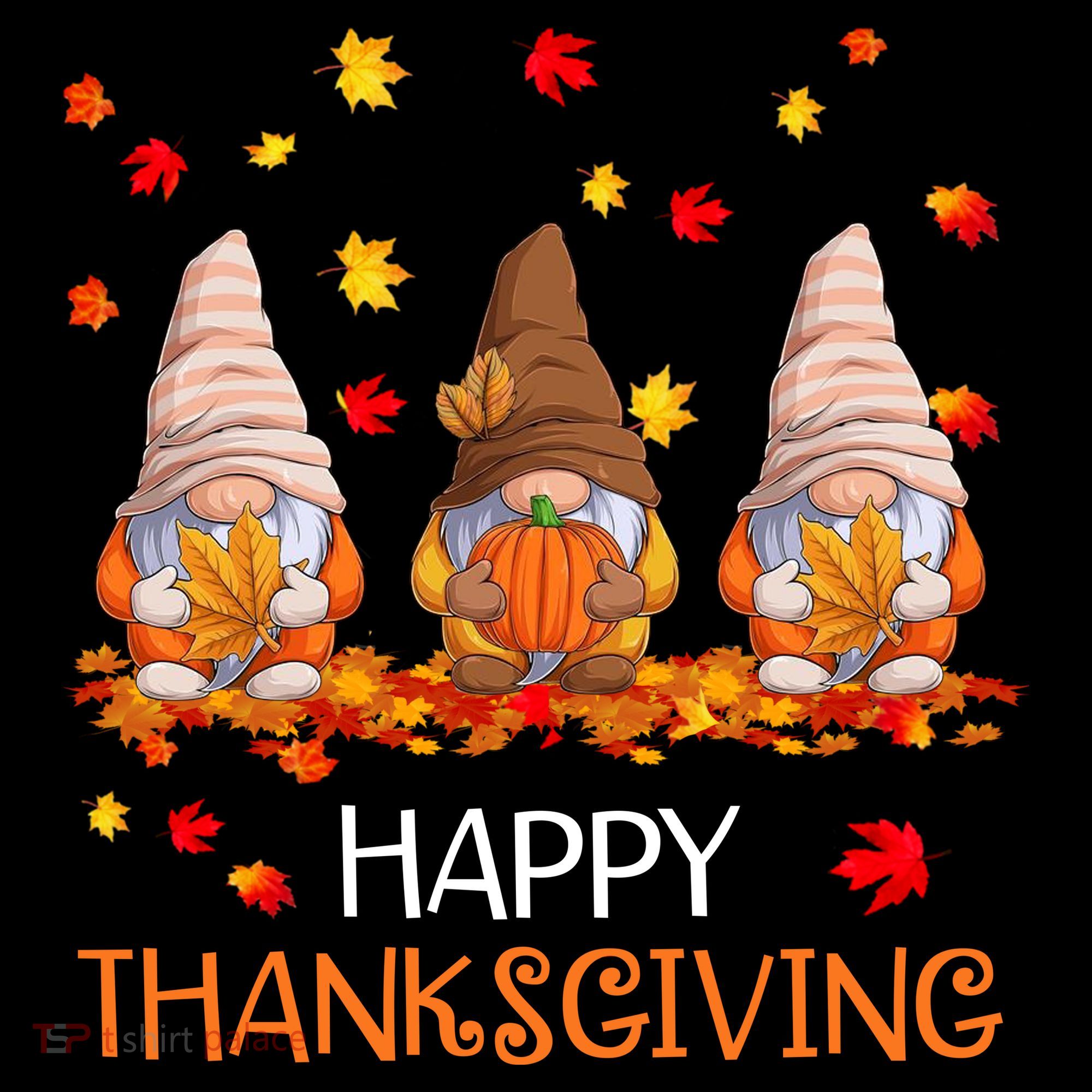 Happy Thanksgiving Autumn Fall Gnomes Mousepad