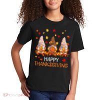 Happy Thanksgiving Autumn Fall Gnomes Kids T-Shirt thumb 2