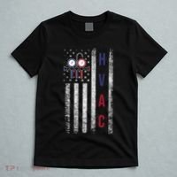 Hvac Technician American Flag Usa Vintage T-Shirt thumb 5