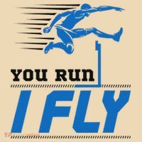 Hurdles Track And Field Hurdler Hurdle Runner You Run I Fly Tote Bag thumb 4
