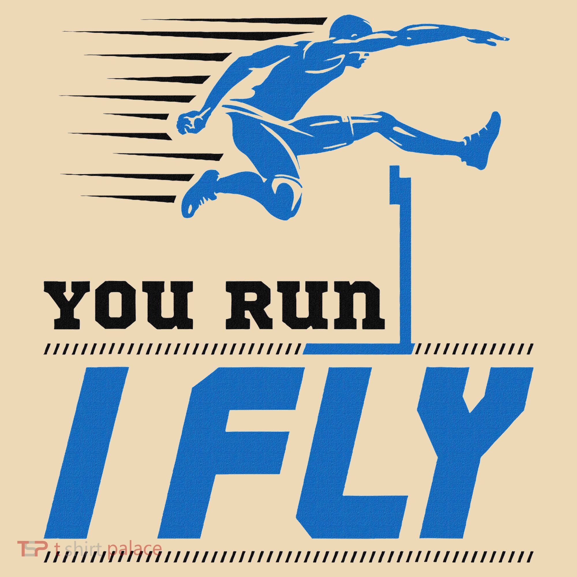 Hurdles Track And Field Hurdler Hurdle Runner You Run I Fly Tote Bag