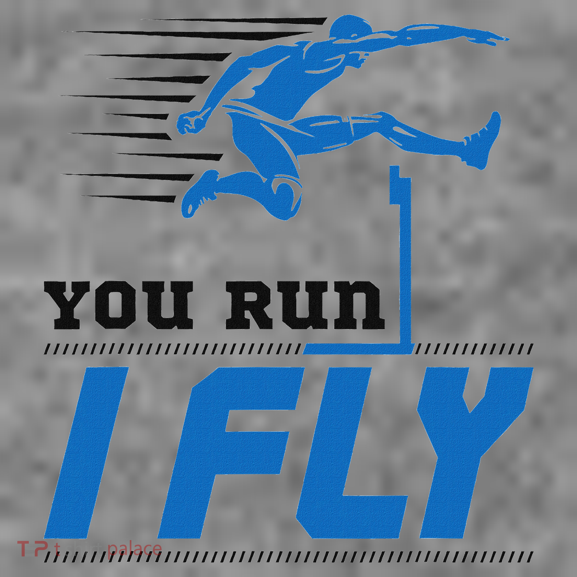 Hurdles Track And Field Hurdler Hurdle Runner You Run I Fly Toddler Hoodie