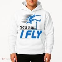 Hurdles Track And Field Hurdler Hurdle Runner You Run I Fly Hoodie thumb 2