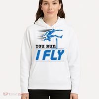 Hurdles Track And Field Hurdler Hurdle Runner You Run I Fly Hoodie thumb 5