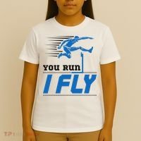 Hurdles Track And Field Hurdler Hurdle Runner You Run I Fly T-Shirt thumb 4