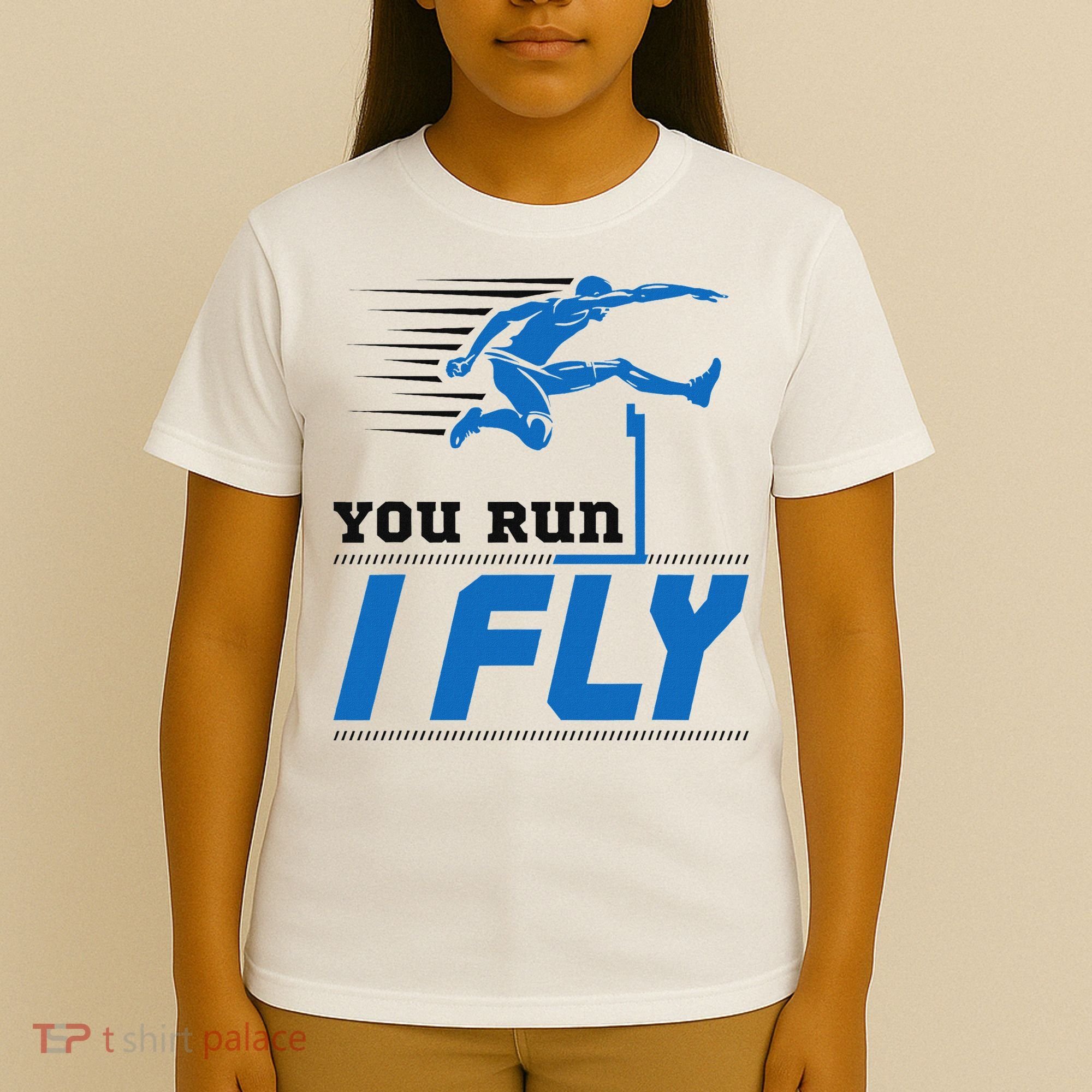 Hurdles Track And Field Hurdler Hurdle Runner You Run I Fly T-Shirt