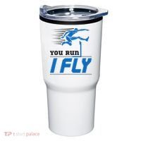 Hurdles Track And Field Hurdler Hurdle Runner You Run I Fly Tumbler thumb 0