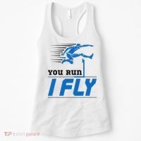 Hurdles Track And Field Hurdler Hurdle Runner You Run I Fly Women's Tank Top thumb 0
