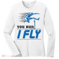 Hurdles Track And Field Hurdler Hurdle Runner You Run I Fly Women's Long Sleeve Shirt thumb 0
